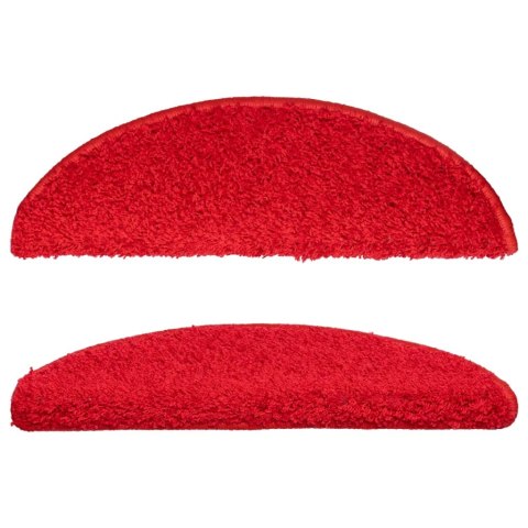 NAKŁADKI NA SCHODY 10 SZT. 56X17X3CM CZERWONE