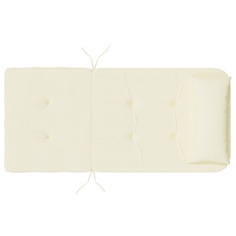 PODUSZKI NA KRZESŁA ADIRONDACK 2 SZT. KREMOWE TKANINA OXFORD