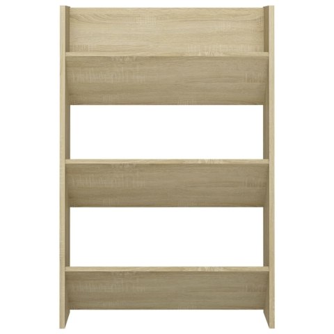 PÓŁKA ŚCIENNA NA BUTY DĄB SONOMA 60X18X90CM