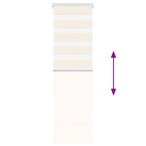 ROLETA ZEBRA 45X150CM SZEROKOŚĆ TKANINY 40,9CM POLIESTER