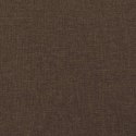 VidaXL Zagłówek uszak, ciemnobrązowy, 83x23x118/128 cm, tkanina