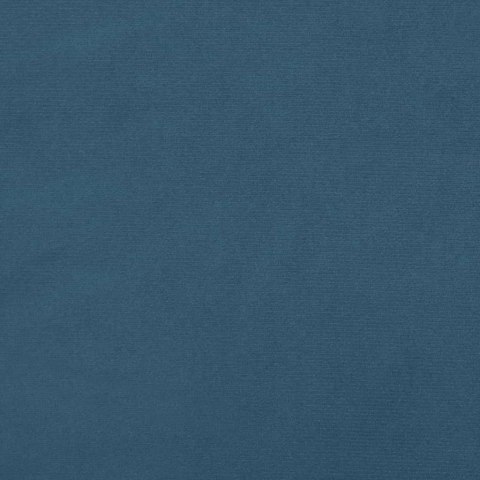 VidaXL Zagłówek uszak, ciemnoniebieski, 147x16x78/88 cm, aksamit