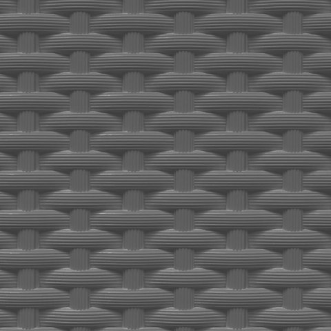 DONICE 2 SZT. CZARNE 30X30X37CM POLIPROPYLEN