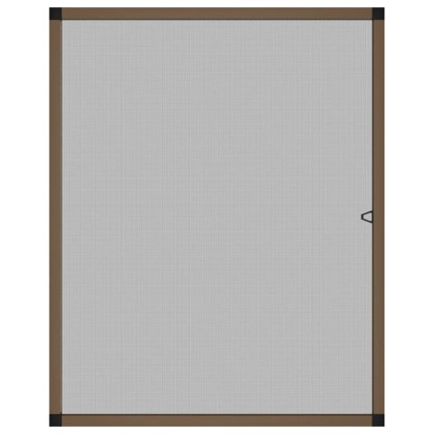 MOSKITIERA OKIENNA BRĄZOWA 80X100CM