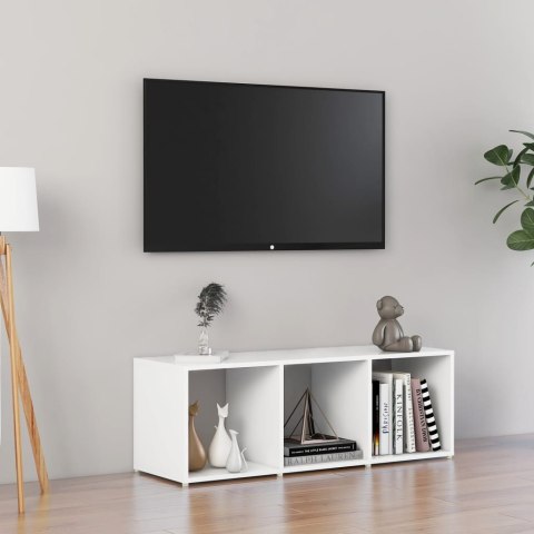 SZAFKA POD TV BIAŁA 107X35X37CM