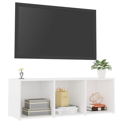 SZAFKA POD TV BIAŁA 107X35X37CM