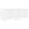 SZAFKA POD TV BIAŁA 107X35X37CM