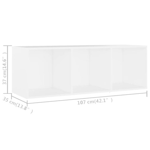 SZAFKA POD TV BIAŁA 107X35X37CM