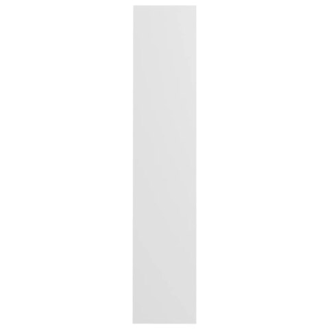 PÓŁKI ŚCIENNE NA BUTY 2 SZT. BIAŁE 60X18X90CM