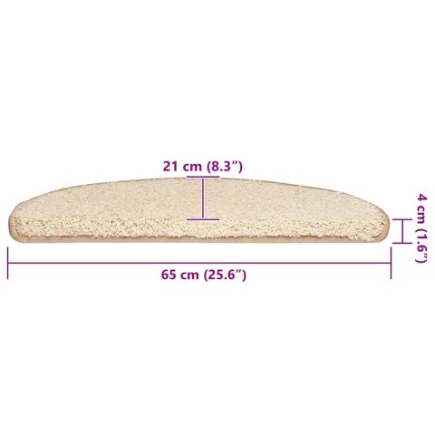 MATY NA SCHODY 30 SZT. KREMOWE 65X21X4CM