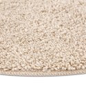 DYWAN SHAGGY Z LATEKSOWYM PODKŁADEM KREMOWY Ø160CM