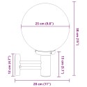 ZEWNĘTRZNA LAMPA ŚCIENNA CZARNA STAL NIERDZEWNA IP44