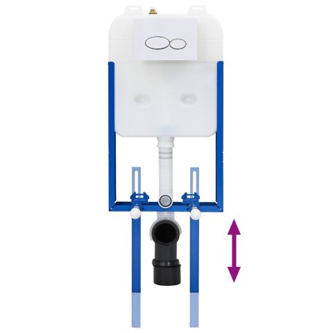 UKRYTA RAMKA MONTAŻOWA Z PODWÓJNYM SPŁUKIWANIEM ZE STALI