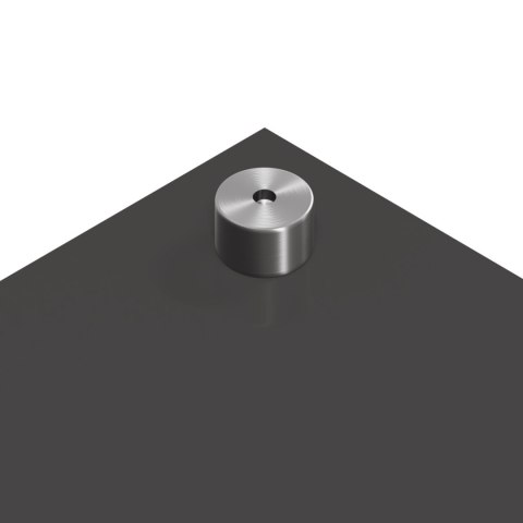 CIEMNOSZARY PANEL OCHRONNY DO KUCHNI 80X50X0.6CM ZE SZKŁA HARTOWANEGO