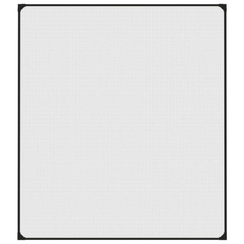 MAGNETYCZNA MOSKITIERA OKIENNA ANTRACYTOWA 120X140CM