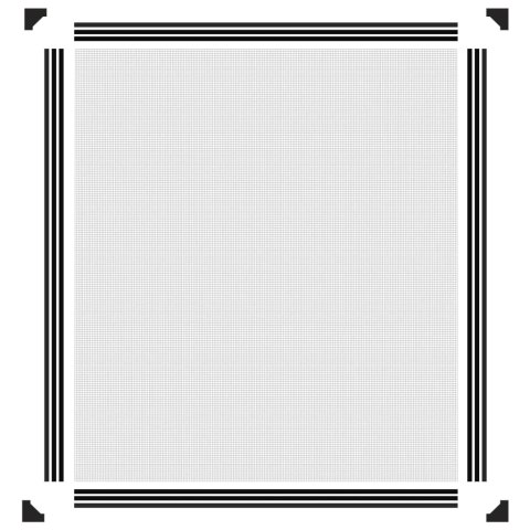 MAGNETYCZNA MOSKITIERA OKIENNA ANTRACYTOWA 120X140CM