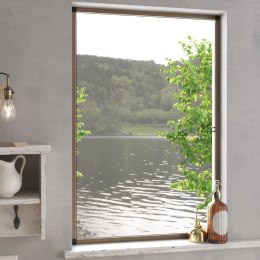 MOSKITIERA OKIENNA BRĄZOWA,90X120CM