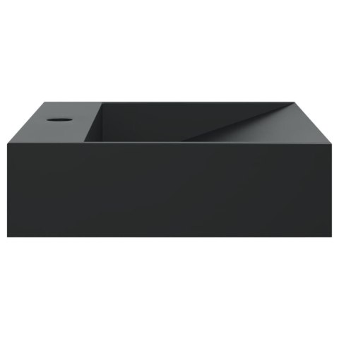 UMYWALKA 50X38X11CM KOMPOZYT MINERALNY/MARMUROWY CZARNY MAT