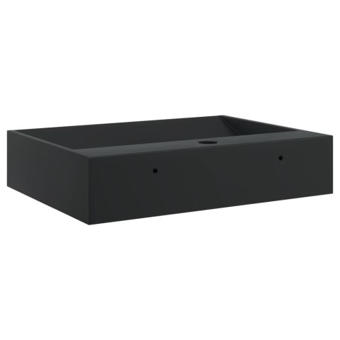 UMYWALKA 50X38X11CM KOMPOZYT MINERALNY/MARMUROWY CZARNY MAT