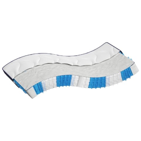 VidaXL Materac kieszeniowy, średnia twardość, 140x200 cm