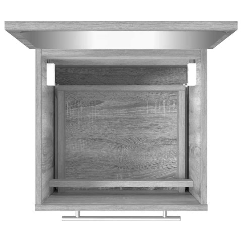 SZAFKA ŁAZIENKOWA Z LUSTREM SZARY DĄB SONOMA 41X38,5X48CM