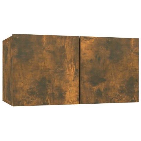 SZAFKI TV 8 SZT. PRZYDYMIONY DĄB 60X30X30CM