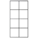 DRZWI PRZESUWNE CZARNE 102,5X205CM SZKŁO ESG I ALUMINIUM