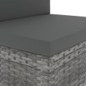 MODUŁOWE SIEDZISKO ŚRODKOWE RATTAN PE SZARE