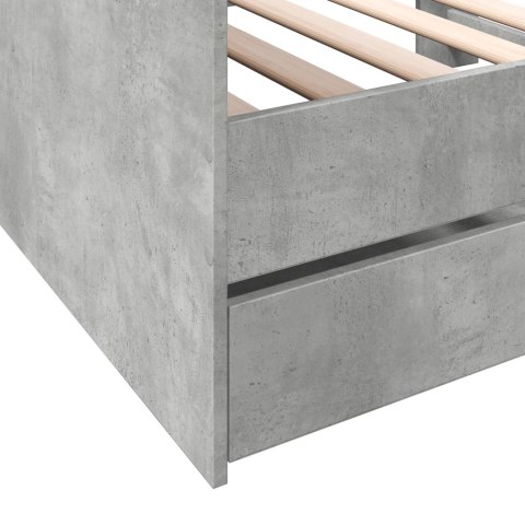 ŁÓŻKO DZIENNE Z SZUFLADAMI BEZ MATERACA 100X200CM