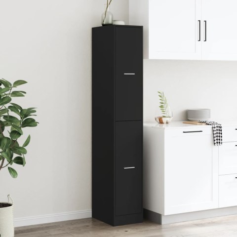 SZAFKA APTECZNA, CZARNA 30X41X174,5CM