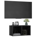 SZAFKA POD TV POŁYSK SZARA 72X35X36,5CM