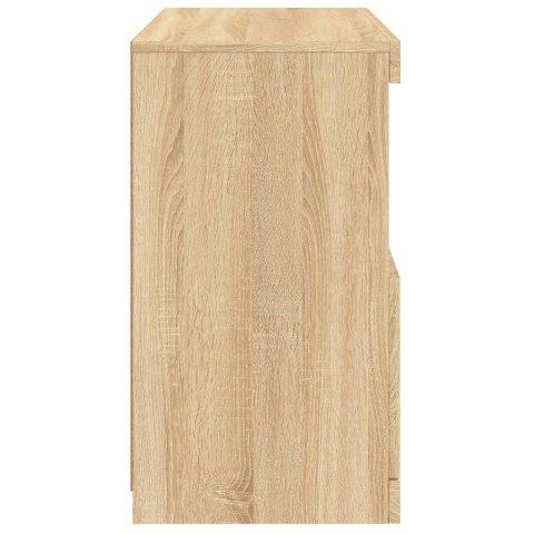 SZAFKA Z OŚWIETLENIEM LED DĄB SONOMA 60X37X67CM