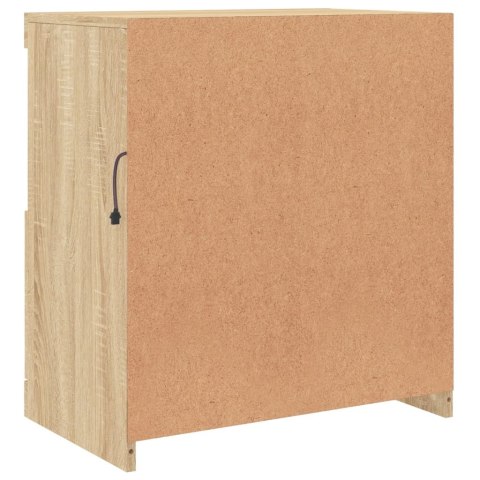 SZAFKA Z OŚWIETLENIEM LED DĄB SONOMA 60X37X67CM