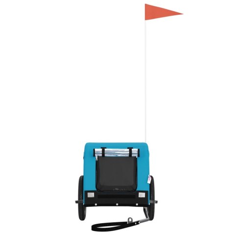 PRZYCZEPKA ROWEROWA DLA ZWIERZĄT TKANINA OXFORD I ŻELAZO