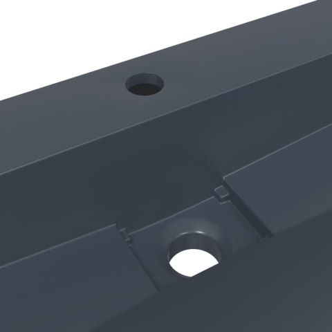 UMYWALKA 60X38X11CM KOMPOZYT MINERALNY/MARMUROWY ANTRACYT