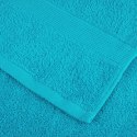 RĘCZNIKI PREMIUM SOLUND 4 SZT. TURKUSOWE 100X200CM 600 G/CM²