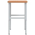 VidaXL Stolik roboczy, 100x60x(73-99,5) cm, prostokątny, drewno bukowe