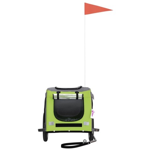 PRZYCZEPKA ROWEROWA DLA ZWIERZĄT TKANINA OXFORD I ŻELAZO