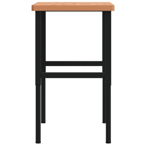 STOLIK ROBOCZY 100X60X(73-99,5)CM PROSTOKĄTNY DREWNO BUKOWE