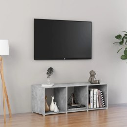 SZAFKA POD TV SZAROŚĆ BETONU 107X35X37CM
