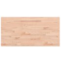BLAT STOŁU 100X50X4CM PROSTOKĄTNY LITE DREWNO BUKOWE