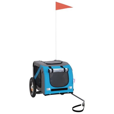 PRZYCZEPKA ROWEROWA DLA ZWIERZĄT TKANINA OXFORD I ŻELAZO