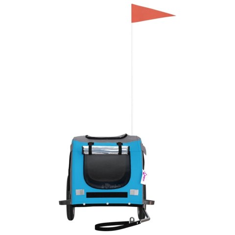 PRZYCZEPKA ROWEROWA DLA ZWIERZĄT TKANINA OXFORD I ŻELAZO