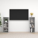 SZAFKI TV 2 SZT. SZAROŚĆ BETONU 107X35X37CM