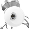 LAMPA SUFITOWA Z CERAMICZNYMI KLOSZAMI NA 3 ŻARÓWKI E14
