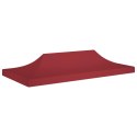 DACH DO NAMIOTU IMPREZOWEGO 6X3M BURGUND 270G/M²