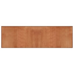 DYWAN PROSTOKĄTNY BRĄZOWY 60X200CM BAMBUSOWY