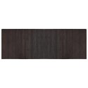DYWAN PROSTOKĄTNY CIEMNOBRĄZOWY 70X200CM BAMBUSOWY