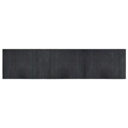 DYWAN PROSTOKĄTNY SZARY 70X300CM BAMBUSOWY