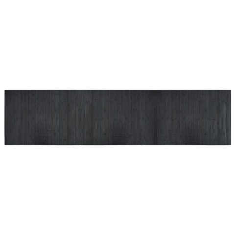 DYWAN PROSTOKĄTNY SZARY 70X300CM BAMBUSOWY